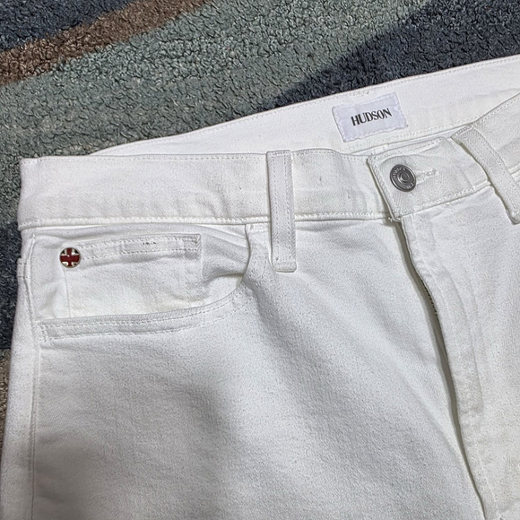 HUDSON High Rise Bootcut Jeans White Women’s Size 32 - Picture 4 of 12